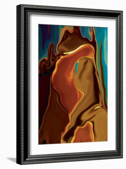 The Kiss-Rabi Khan-Framed Premium Giclee Print