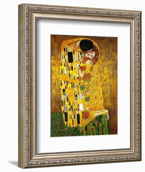 The Kiss-Gustav Klimt-Framed Premium Giclee Print