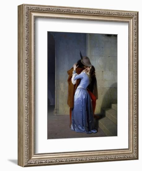 The Kiss-Francesco Hayez-Framed Giclee Print