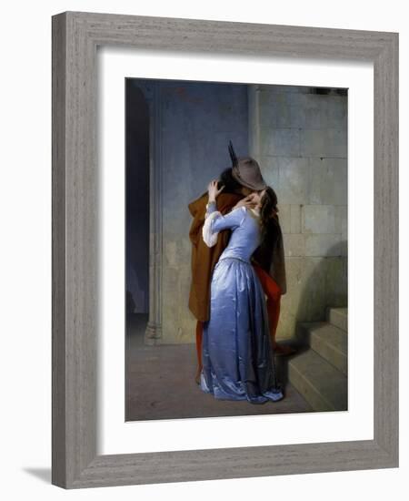 The Kiss-Francesco Hayez-Framed Giclee Print