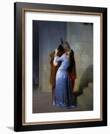 The Kiss-Francesco Hayez-Framed Giclee Print