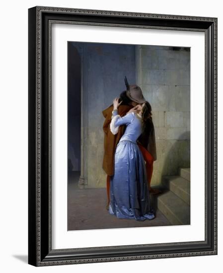 The Kiss-Francesco Hayez-Framed Giclee Print