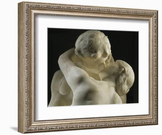The Kiss-Auguste Rodin-Framed Art Print