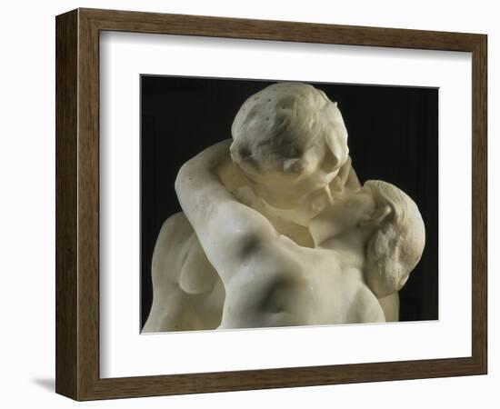 The Kiss-Auguste Rodin-Framed Art Print