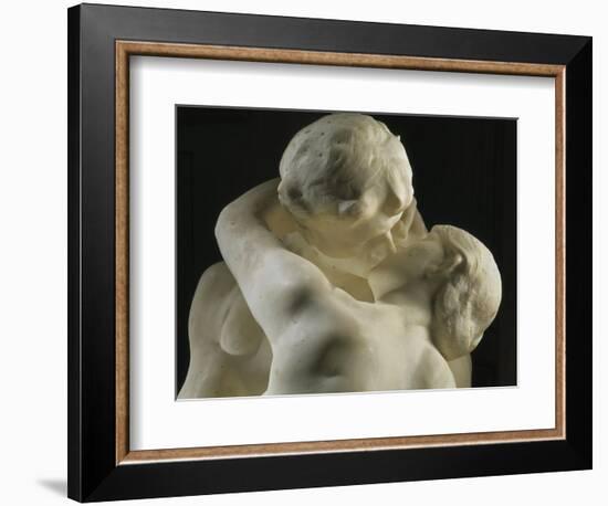 The Kiss-Auguste Rodin-Framed Art Print