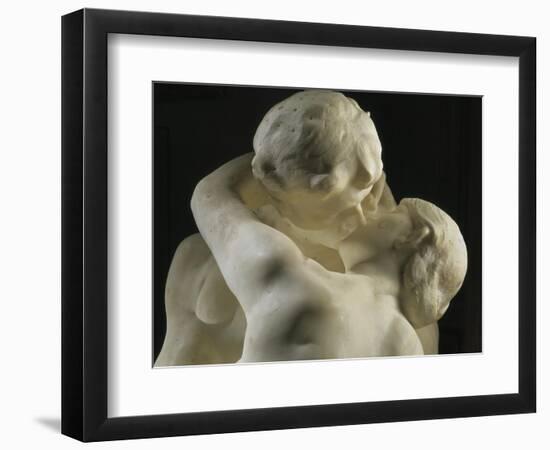 The Kiss-Auguste Rodin-Framed Art Print