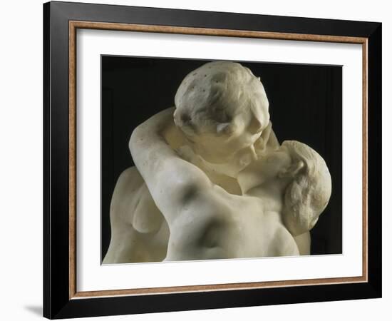 The Kiss-Auguste Rodin-Framed Art Print