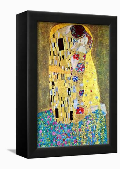 The Kiss-Gustav Klimt-Framed Art Print