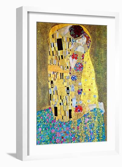 The Kiss-Gustav Klimt-Framed Premium Giclee Print