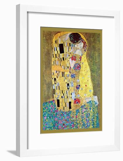 The Kiss-Gustav Klimt-Framed Art Print