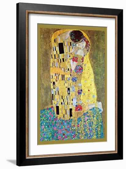 The Kiss-Gustav Klimt-Framed Art Print