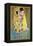 The Kiss-Gustav Klimt-Framed Stretched Canvas