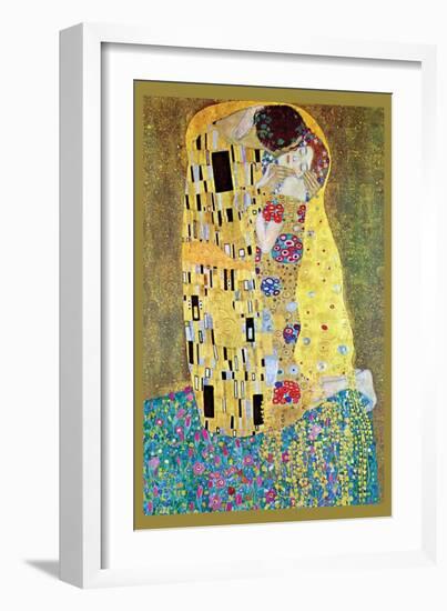 The Kiss-Gustav Klimt-Framed Premium Giclee Print