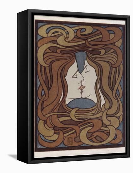 The Kiss-Peter Behrens-Framed Premier Image Canvas