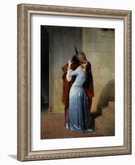 The Kiss-Francesco Hayez-Framed Giclee Print