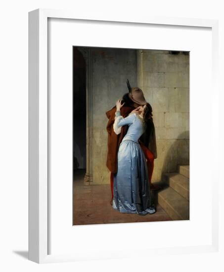 The Kiss-Francesco Hayez-Framed Giclee Print