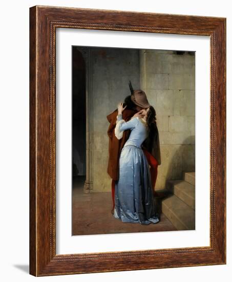 The Kiss-Francesco Hayez-Framed Giclee Print