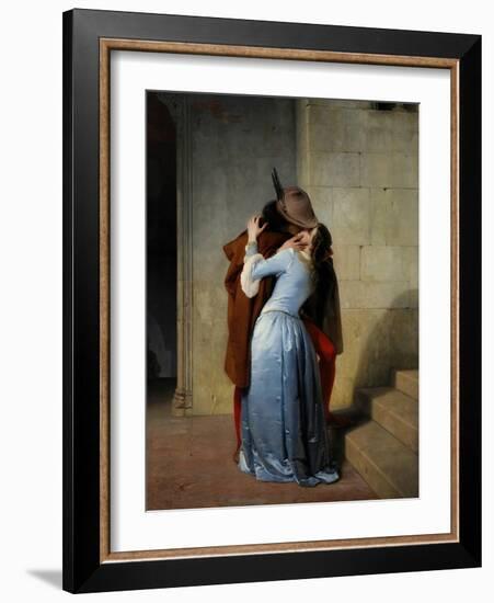 The Kiss-Francesco Hayez-Framed Giclee Print