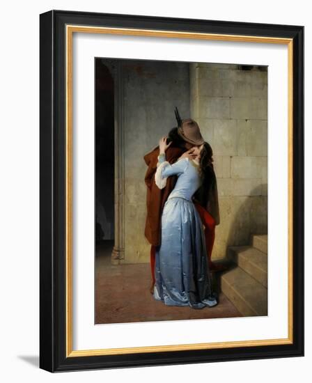 The Kiss-Francesco Hayez-Framed Giclee Print