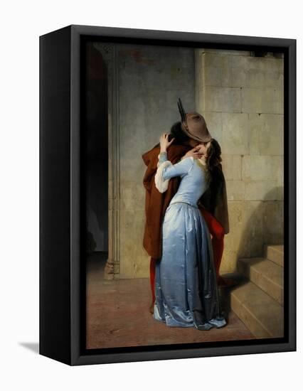 The Kiss-Francesco Hayez-Framed Premier Image Canvas