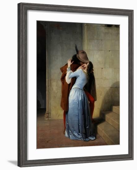 The Kiss-Francesco Hayez-Framed Giclee Print