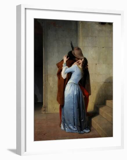 The Kiss-Francesco Hayez-Framed Giclee Print