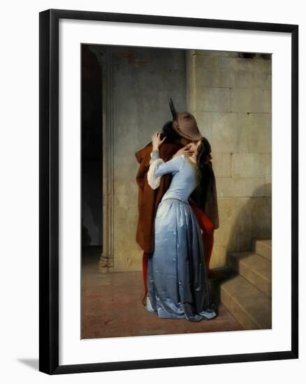 The Kiss-Francesco Hayez-Framed Giclee Print