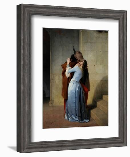 The Kiss-Francesco Hayez-Framed Giclee Print