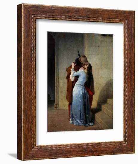 The Kiss-Francesco Hayez-Framed Giclee Print