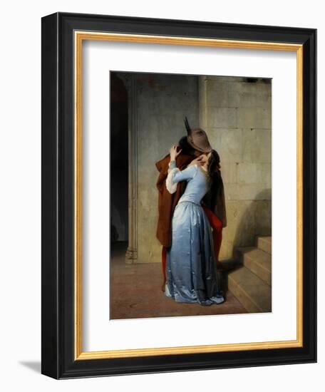 The Kiss-Francesco Hayez-Framed Giclee Print