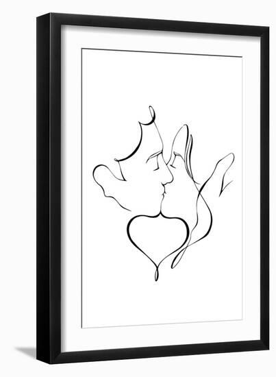 The Kiss-1x Studio II-Framed Giclee Print