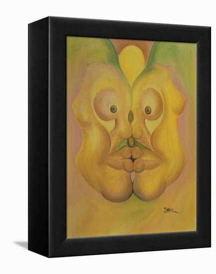 The Kiss-Ikahl Beckford-Framed Premier Image Canvas