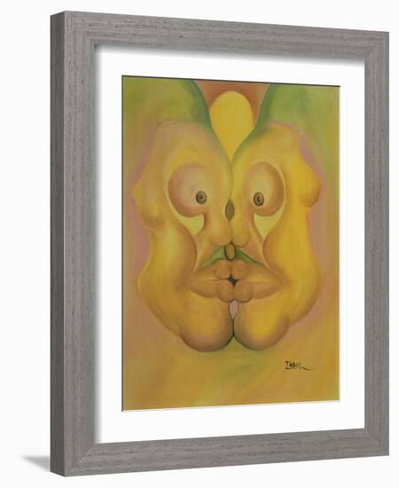 The Kiss-Ikahl Beckford-Framed Giclee Print