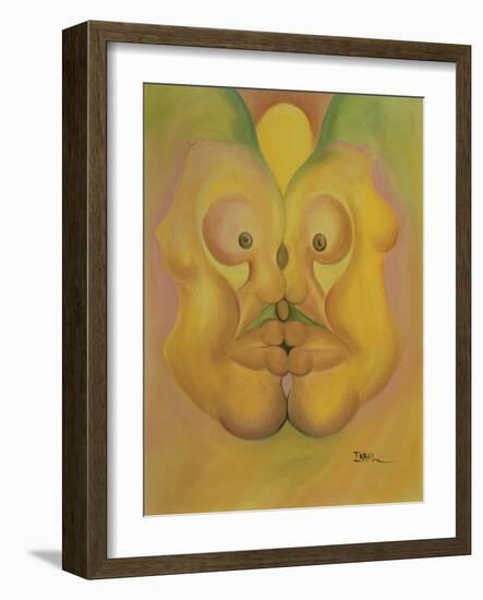 The Kiss-Ikahl Beckford-Framed Giclee Print