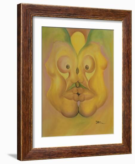 The Kiss-Ikahl Beckford-Framed Giclee Print