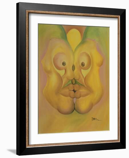 The Kiss-Ikahl Beckford-Framed Giclee Print