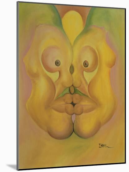 The Kiss-Ikahl Beckford-Mounted Giclee Print