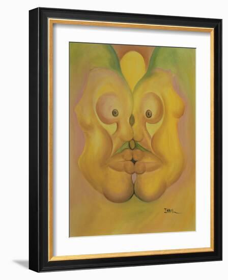 The Kiss-Ikahl Beckford-Framed Giclee Print