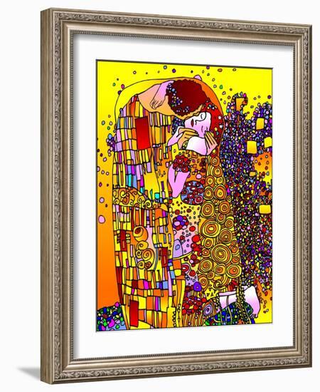 The Kiss-Howie Green-Framed Giclee Print