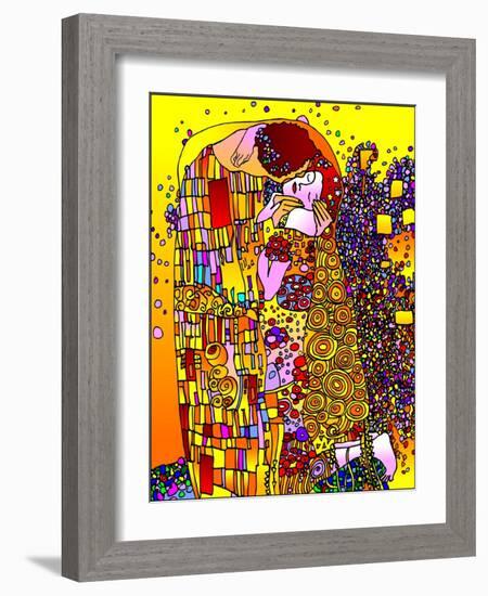 The Kiss-Howie Green-Framed Giclee Print