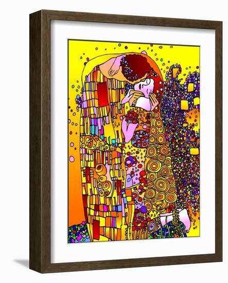 The Kiss-Howie Green-Framed Giclee Print