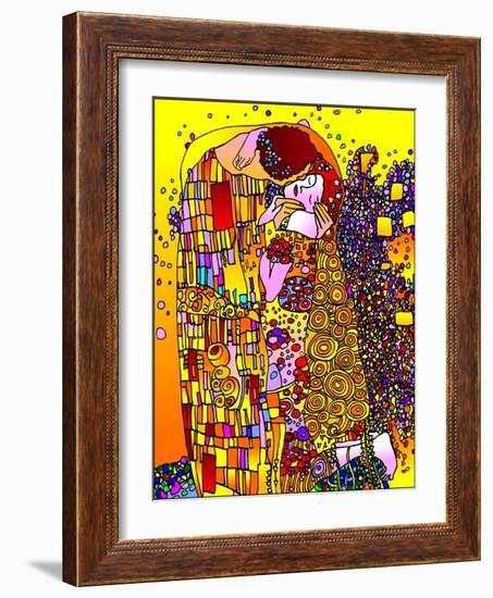 The Kiss-Howie Green-Framed Giclee Print