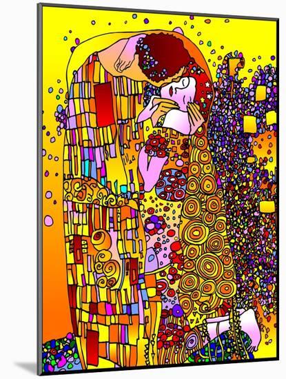The Kiss-Howie Green-Mounted Giclee Print