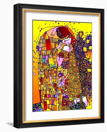 The Kiss-Howie Green-Framed Giclee Print