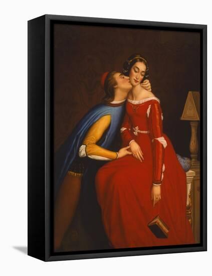 The Kiss-Edgar Jerins-Framed Premier Image Canvas