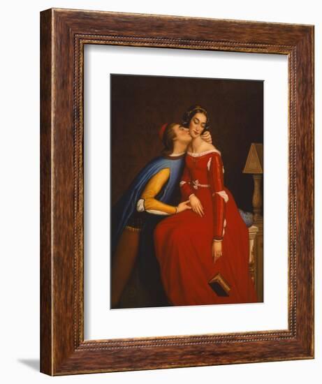 The Kiss-Edgar Jerins-Framed Giclee Print