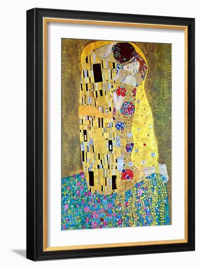 The Kiss-Gustav Klimt-Framed Premium Giclee Print