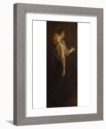 The Kiss-Théophile Alexandre Steinlen-Framed Giclee Print