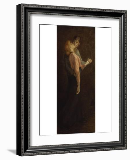 The Kiss-Théophile Alexandre Steinlen-Framed Giclee Print