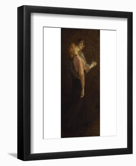 The Kiss-Théophile Alexandre Steinlen-Framed Giclee Print